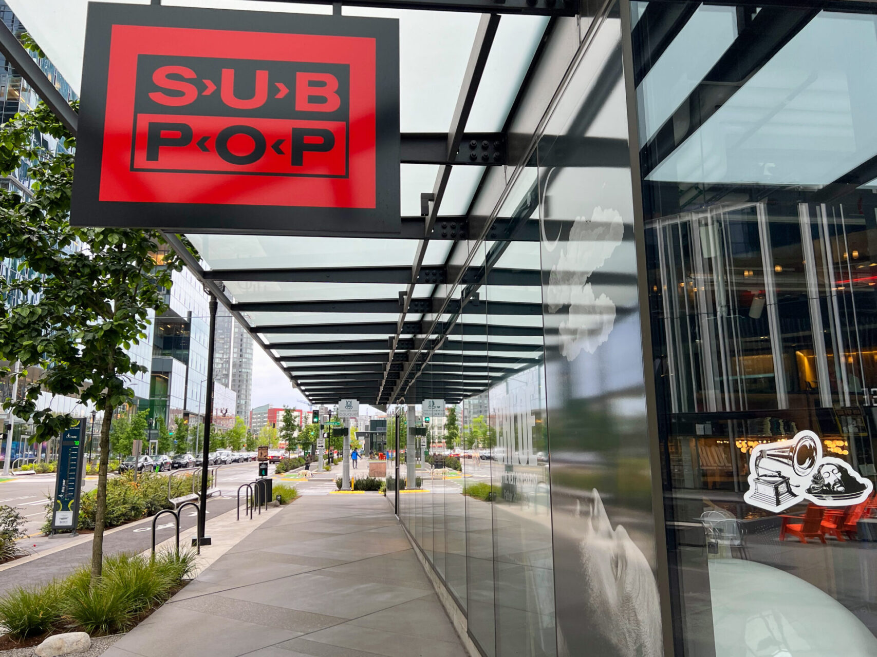 Der Flagship-Store des Plattenlabels Subpop in Seattle