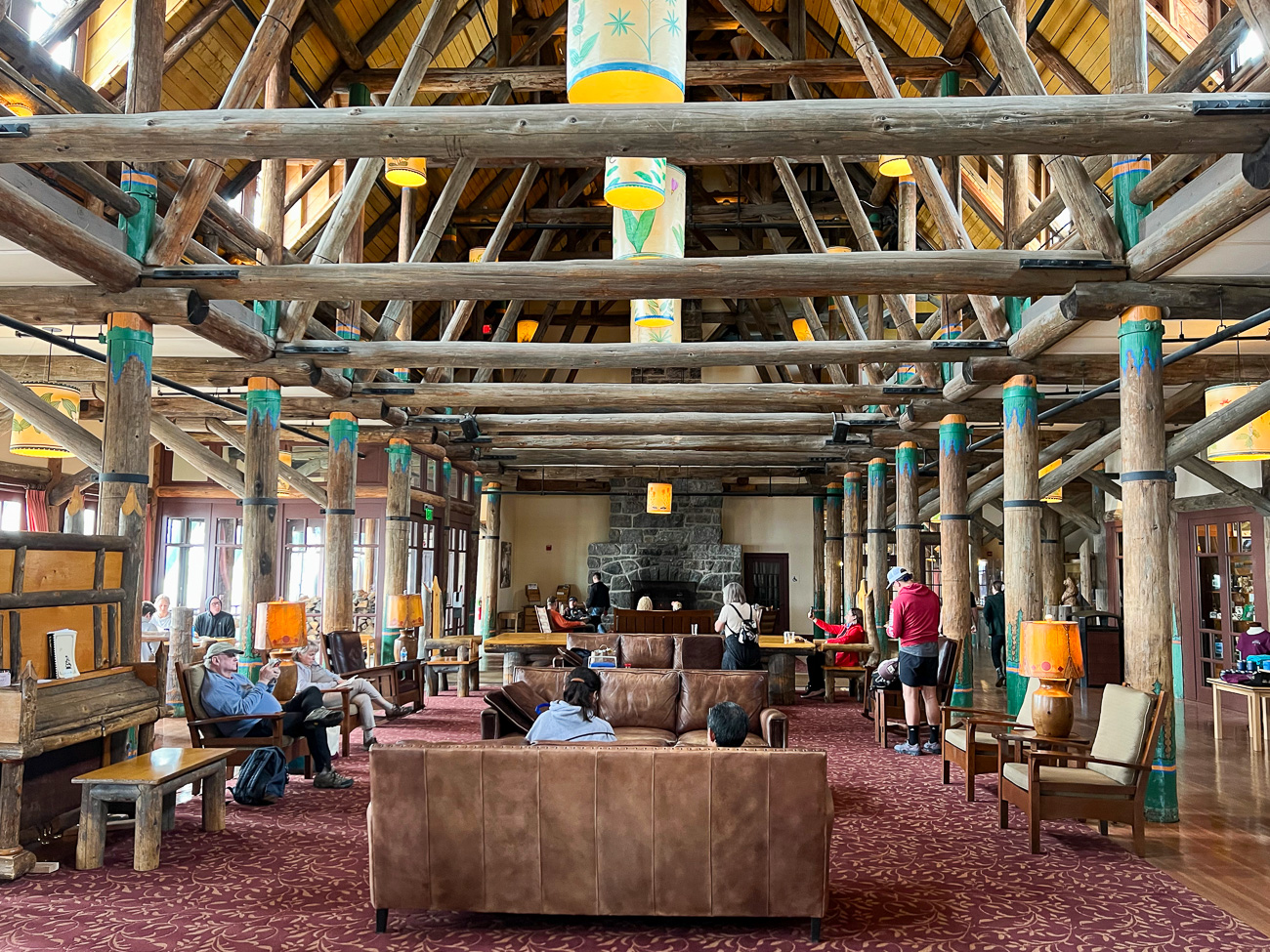 Rustikale Lodge in der Skistation Paradise in Washington State