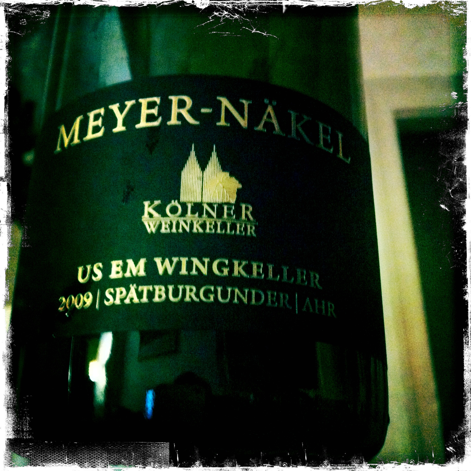 Etikett des Weines von Meyer-Näkel aus dem Kölner Weinkeller