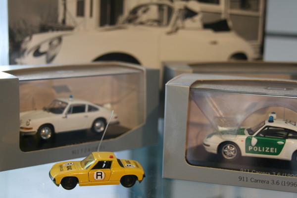 Das Modell, das Erinnerungen weckt: der gelbe Porsche 914 im ADAC-Lack