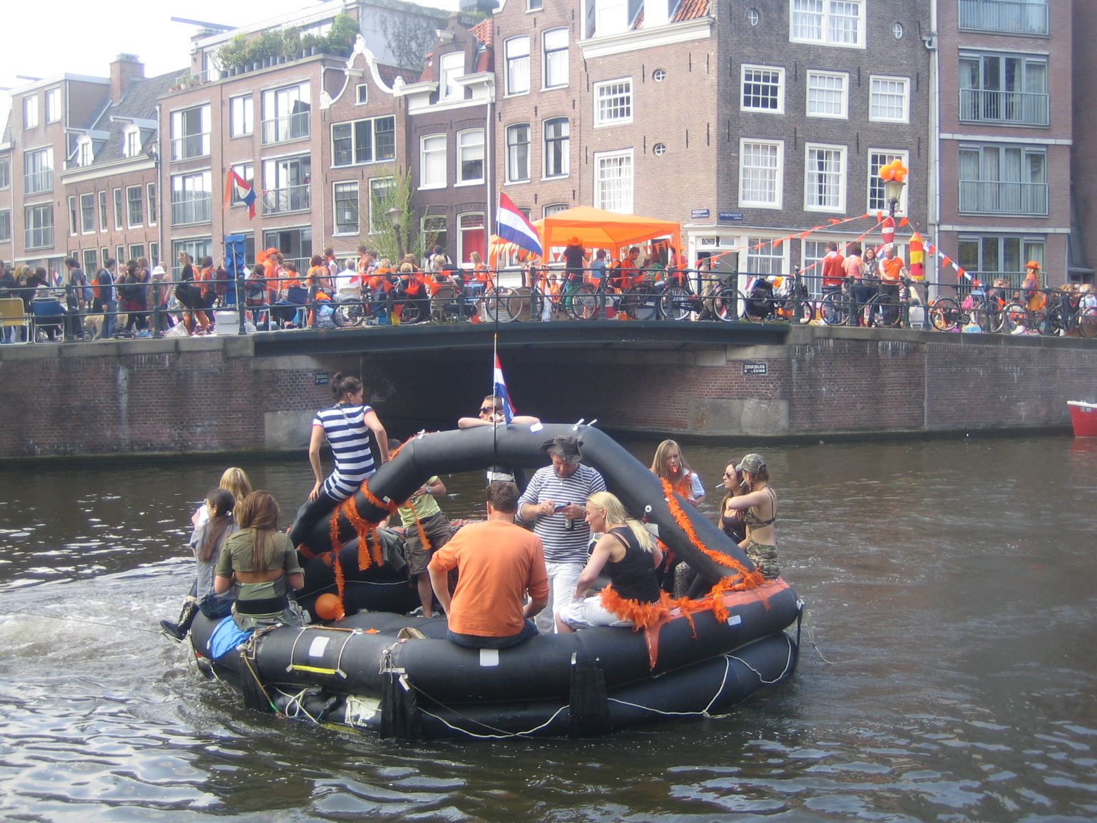 Koningsdag in Amsterdam