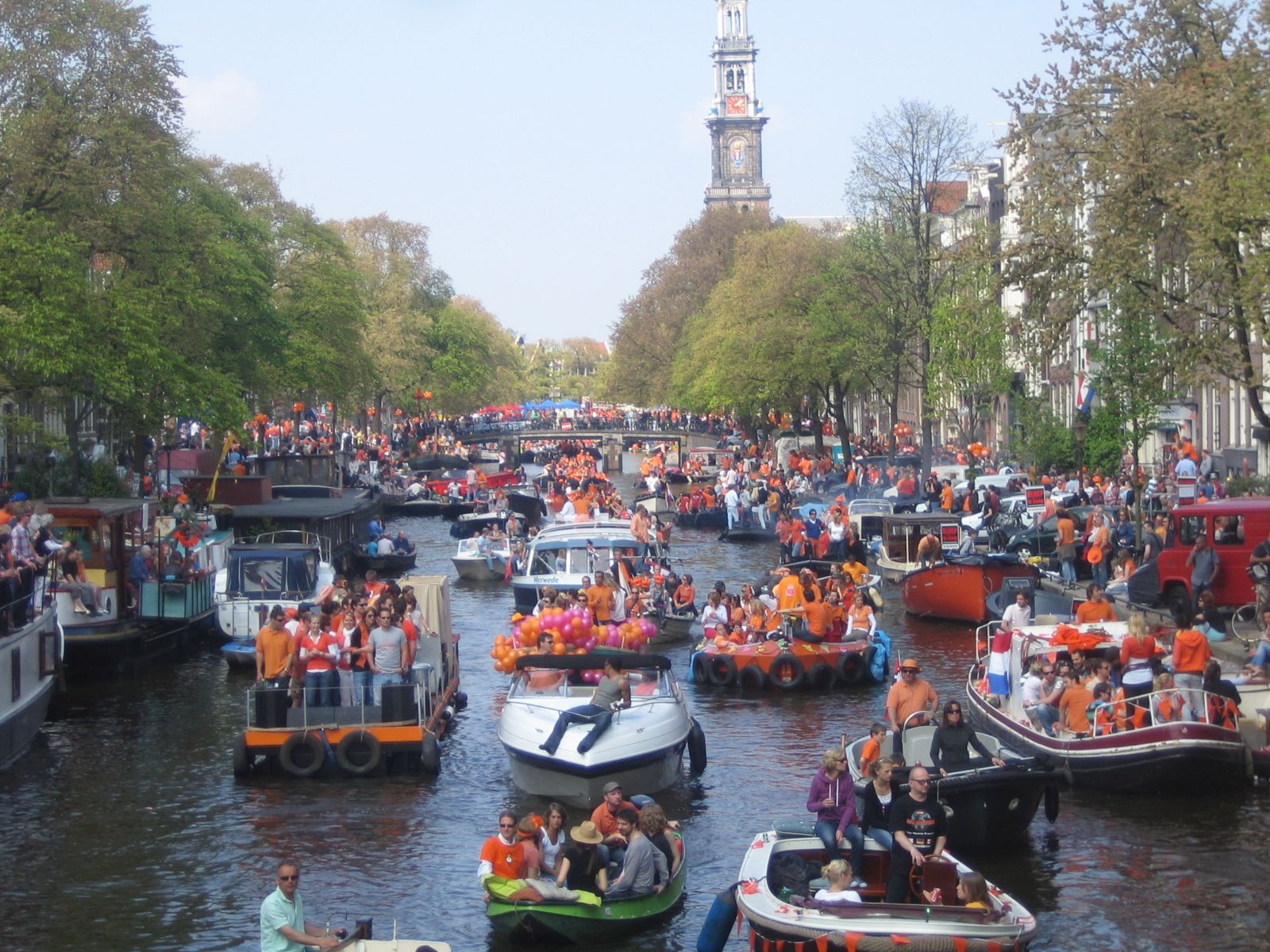 Koningsdag in Amsterdam