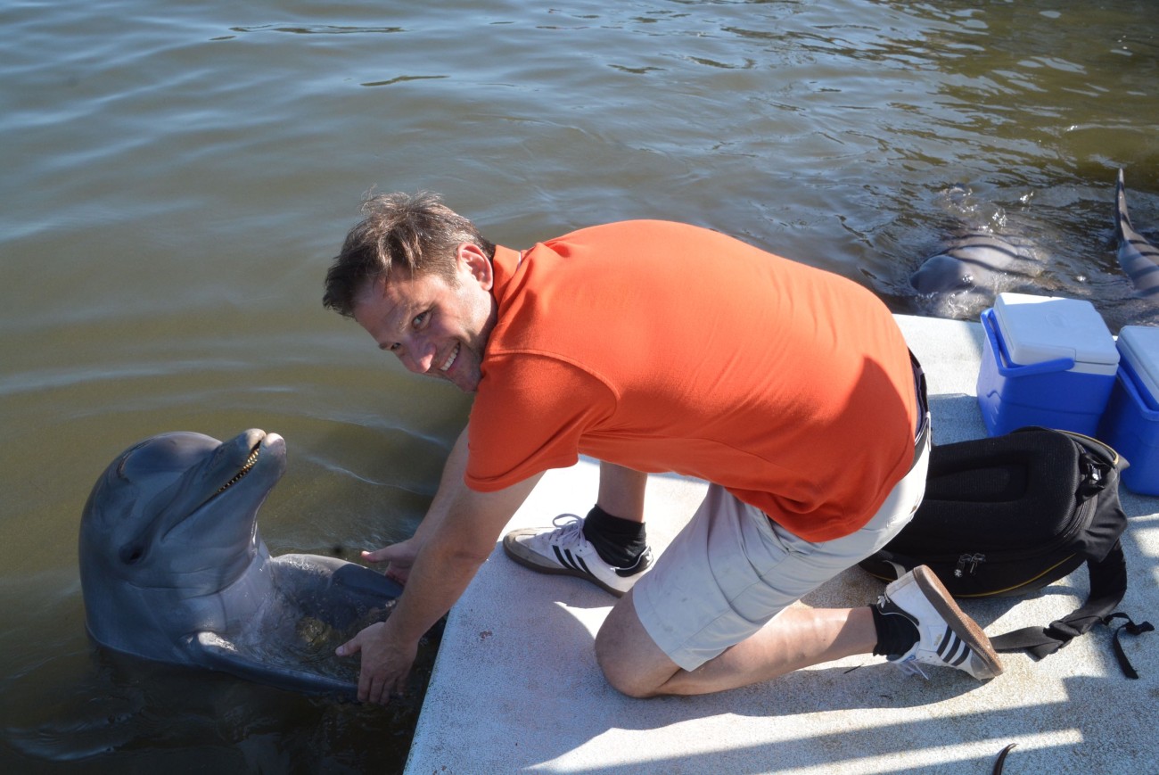 Ein Lieblingsmoment: begegnung mit Delphin Flagler auf Grassy Key