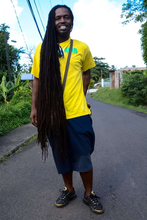 Rastafari Roger auf St. Lucia