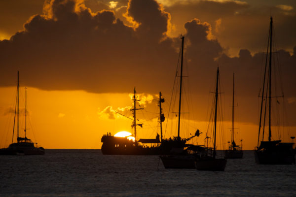 Sonnenuntergang, St. Lucia