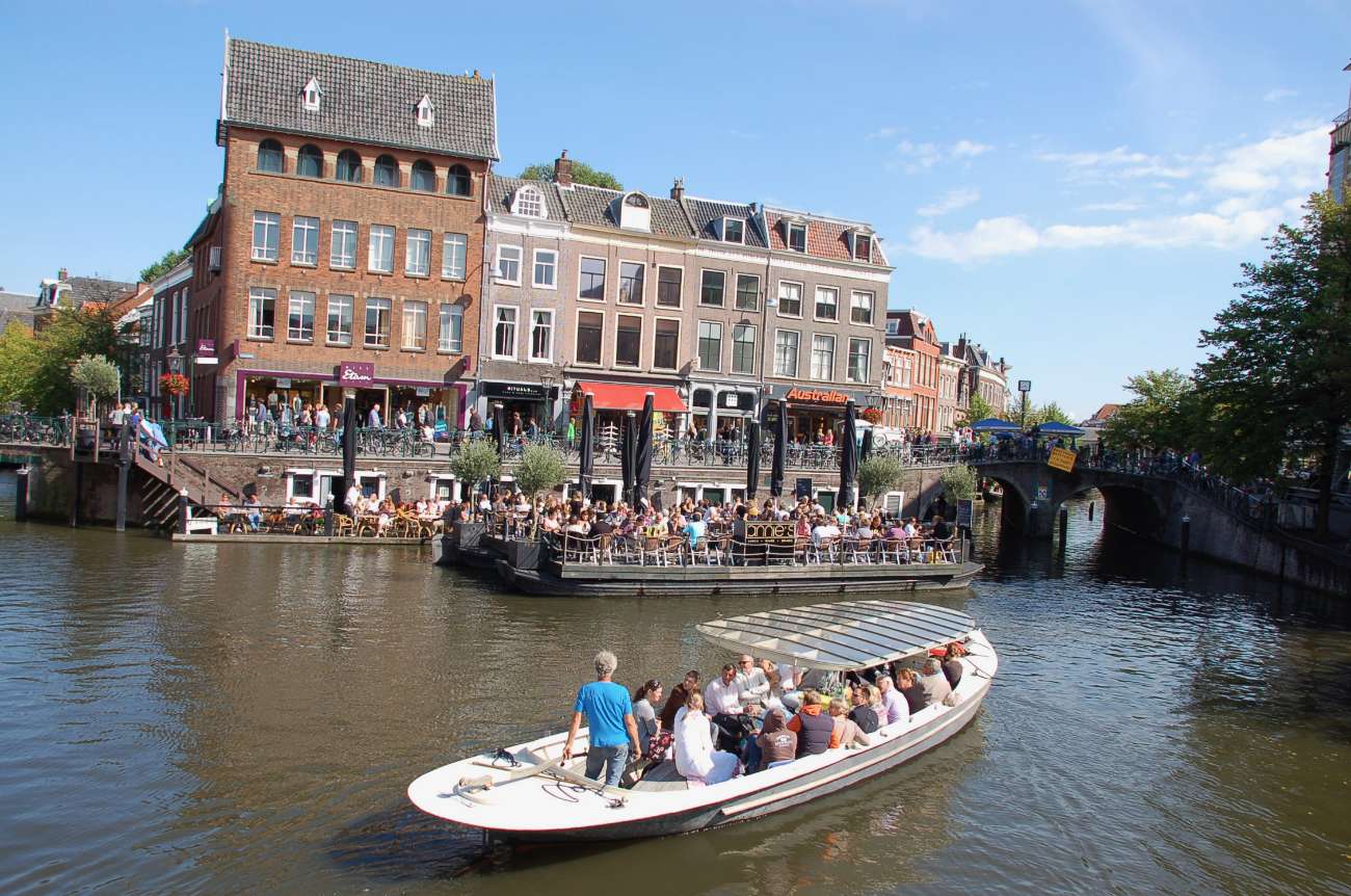 Stadtrundfahrt im historischen Zentrum von Leiden 