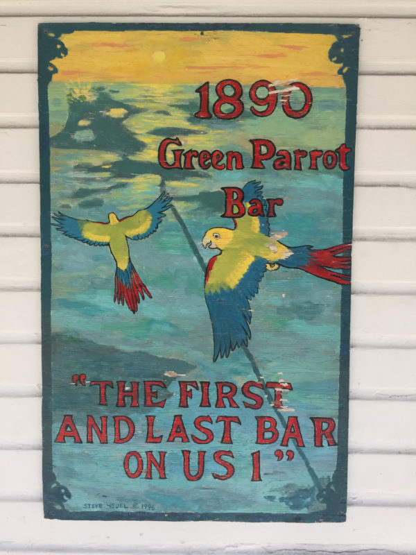 Vintage-Plakat der Kneipe The Green Parrot auf Key West