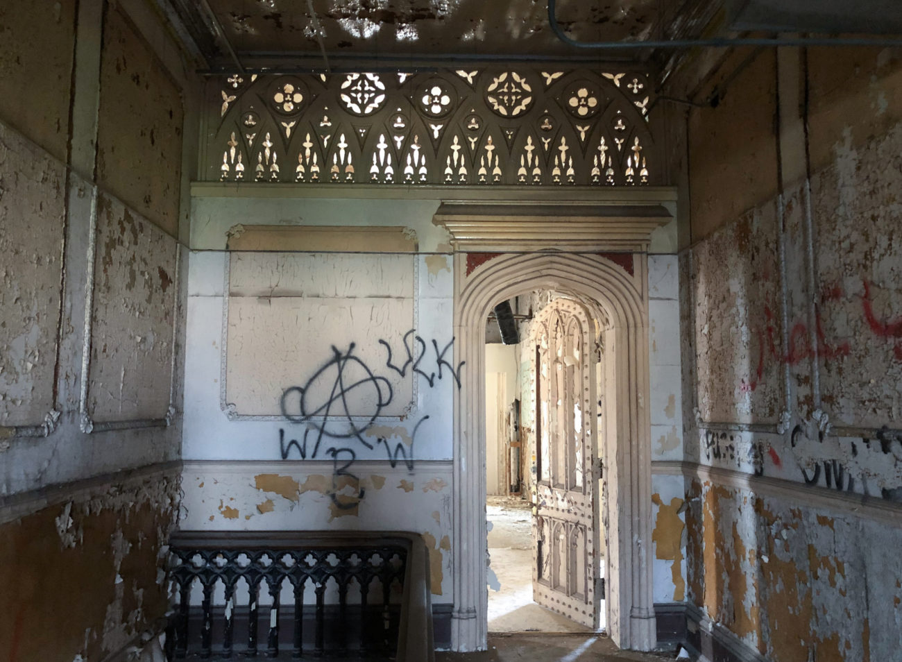 Eingang zum Direktorenzimmer im Old Joliet Prison