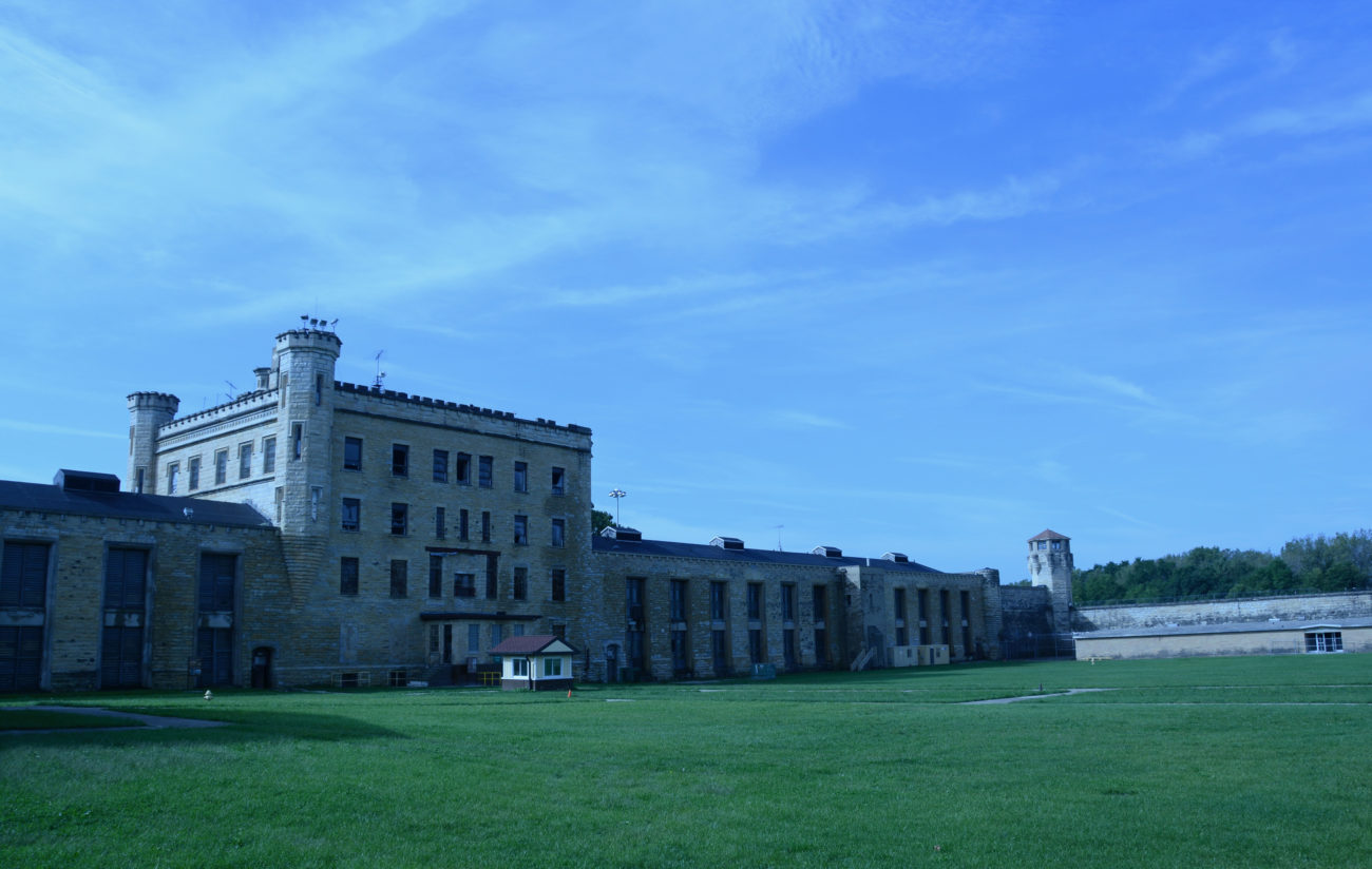 Das Hauptgebäude des Old Joliet Prison bei Chicago