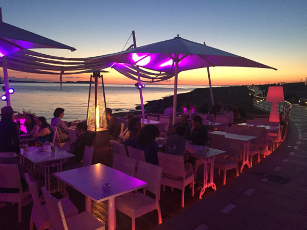 Sonnenuntergang am Café del Mar auf Ibiza