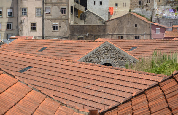 Hausdächer in Porto