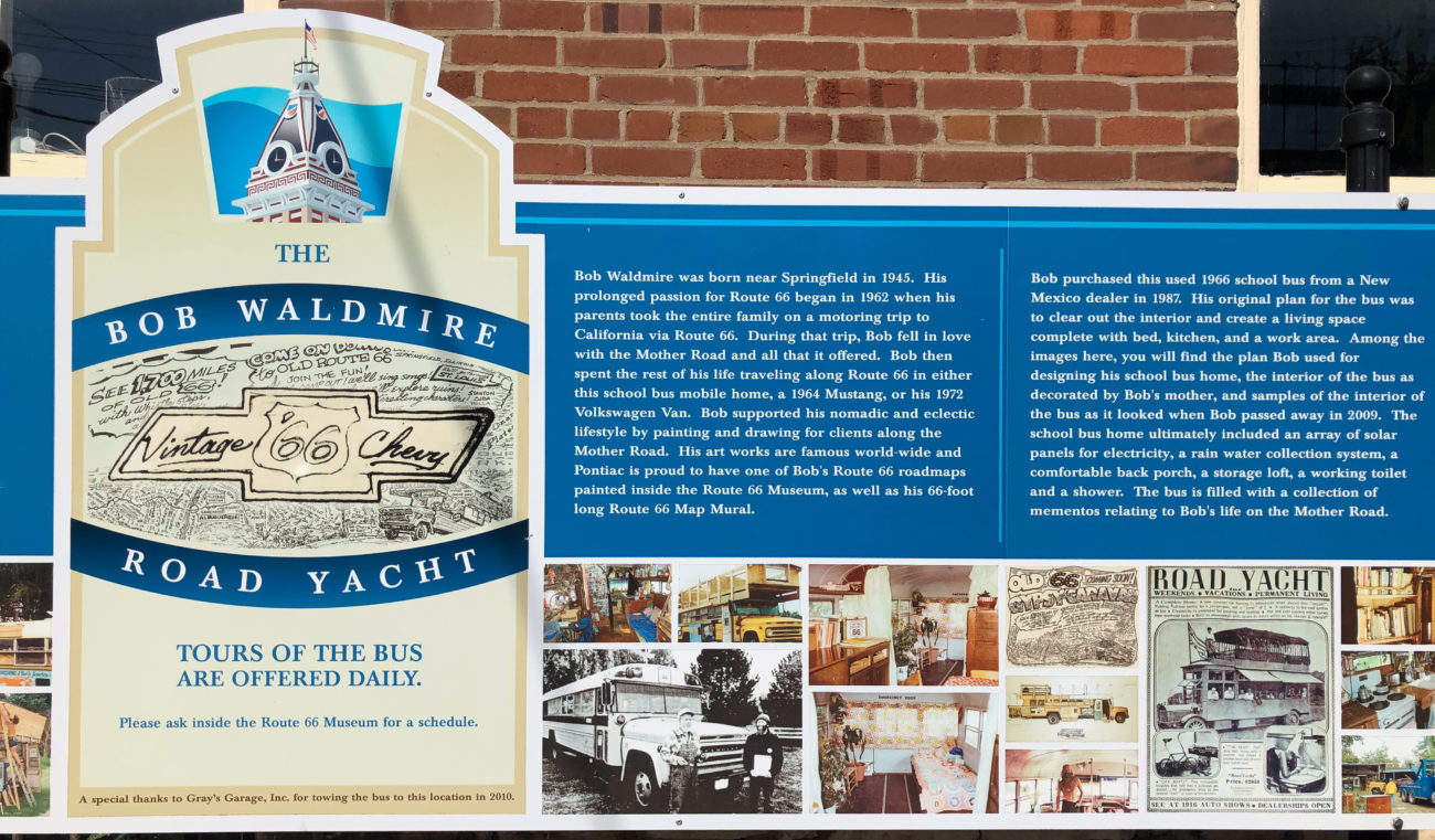 Der Hippie Bob Waldmire und seine Road Yacht werden von der Route 66 Association of Illinois betreut