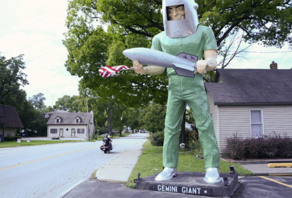Der Gemini Giant ist einer der bekanntesten Muffler Men an der Route 66