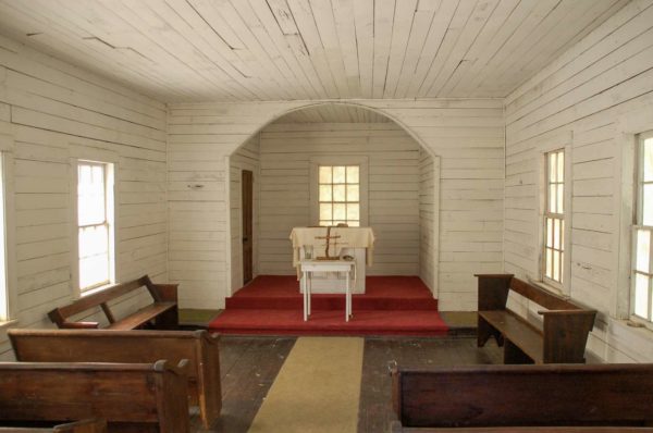 Die Kapelle auf Cumberland Island, in der John F. Kennedy Junio geheiratet hat