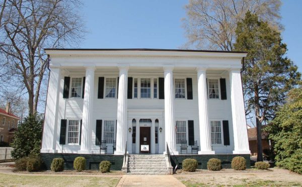 Klassizistische Villa in Macon im US-Bundesstaat Georgia