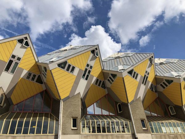 Die Kubuswohnungen von Piet Blom in Rotterdam