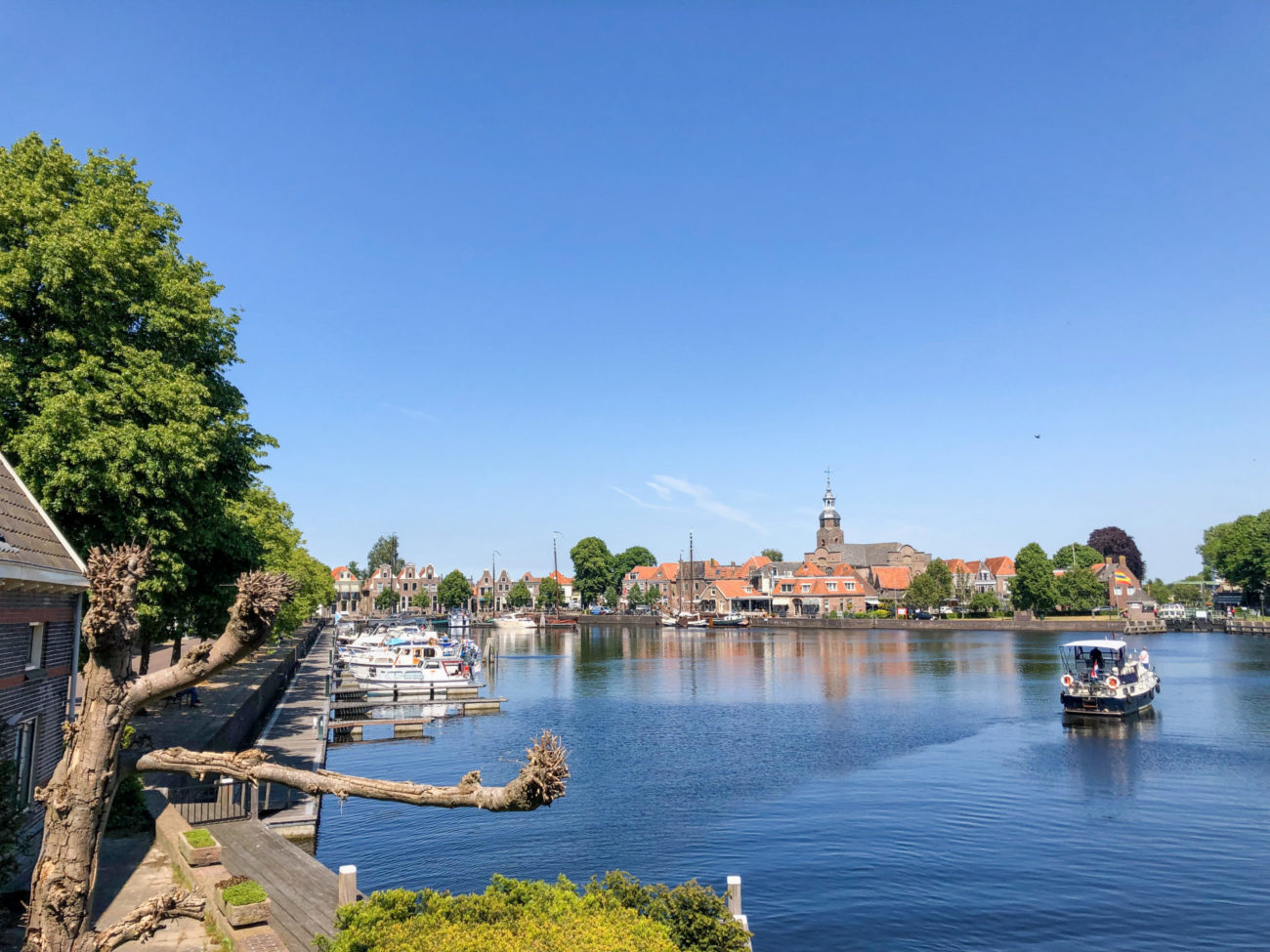 Die Hafeneinfahrt von Blokzijl