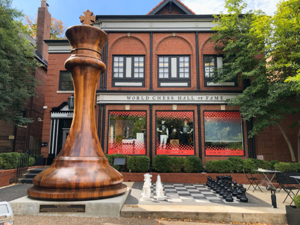 Die World Chess Hall of Fame in Central Park West in Saint Louis