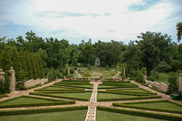 Die Gärten des Philbrook Museum in Tulsa.
