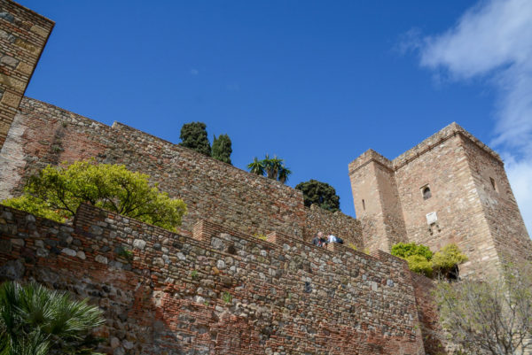 Gemäuer der Alcazaba in Málaga