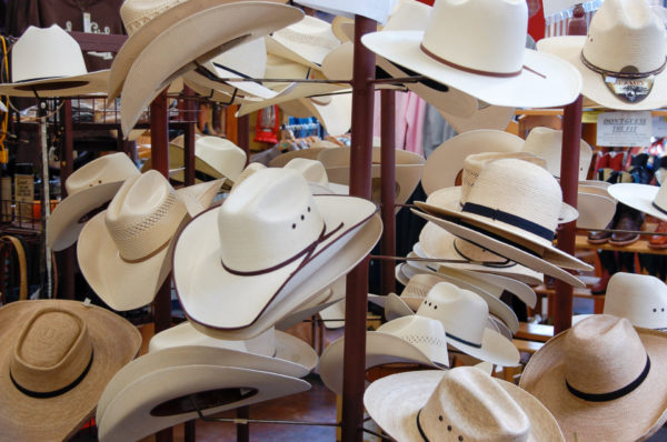 Fachgeschäft für Cowboyhüte in den Stockyrds, ein Must-see an der Route 66