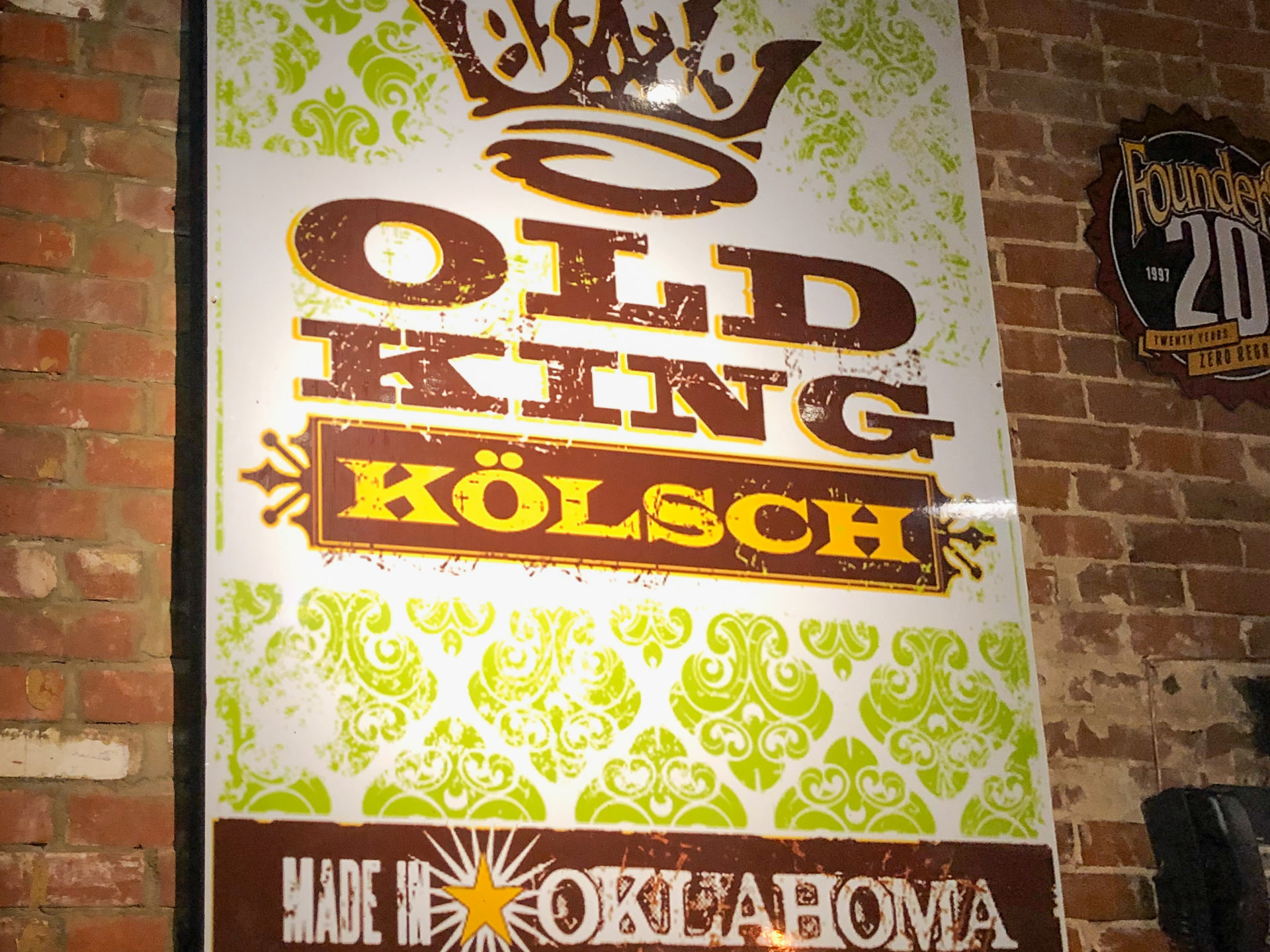 Old King Kölsch ist der Name eines Kölschs aus dem Nachtleben von Oklahoma City