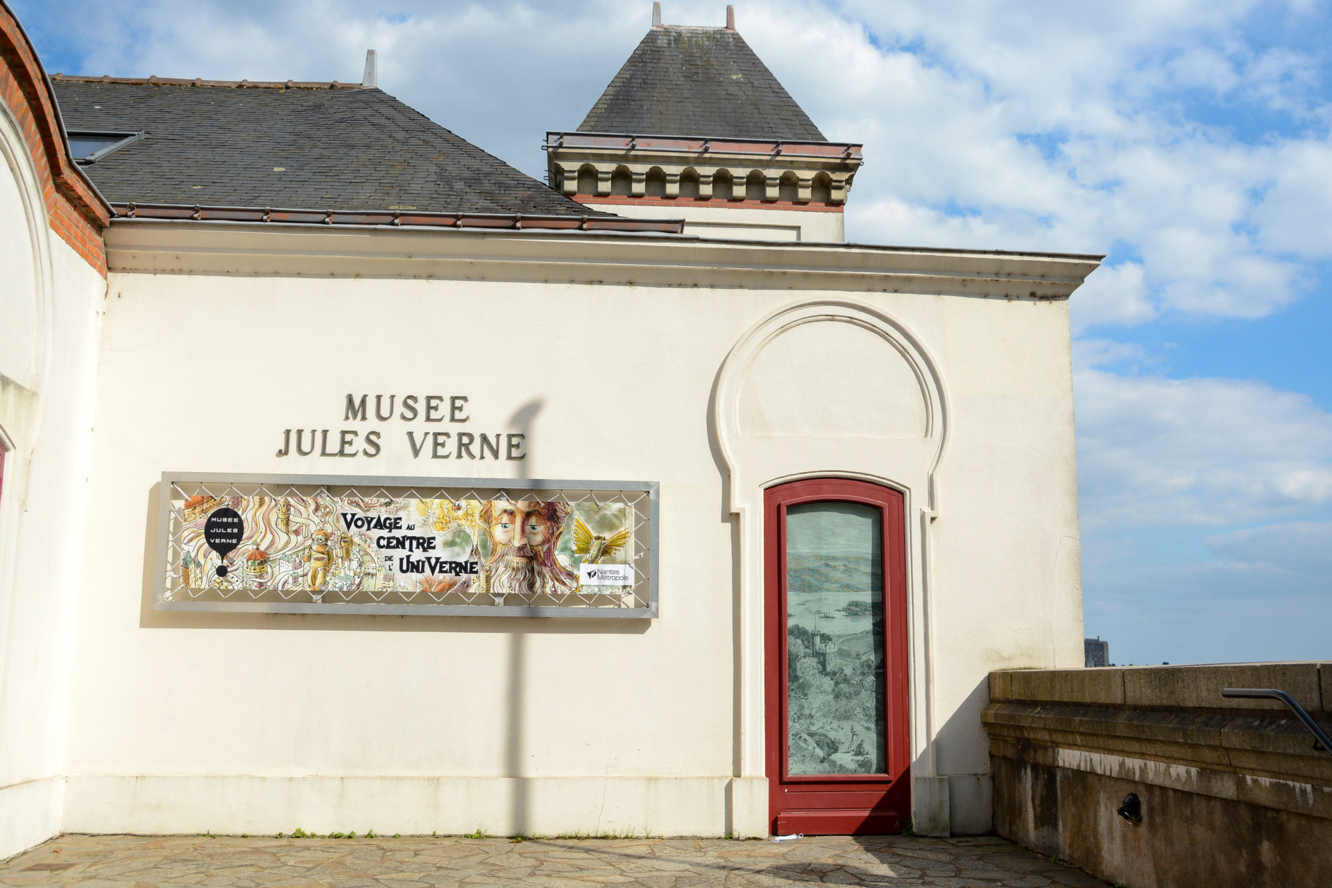 Das Jules Verne Museum in Nantes von außen
