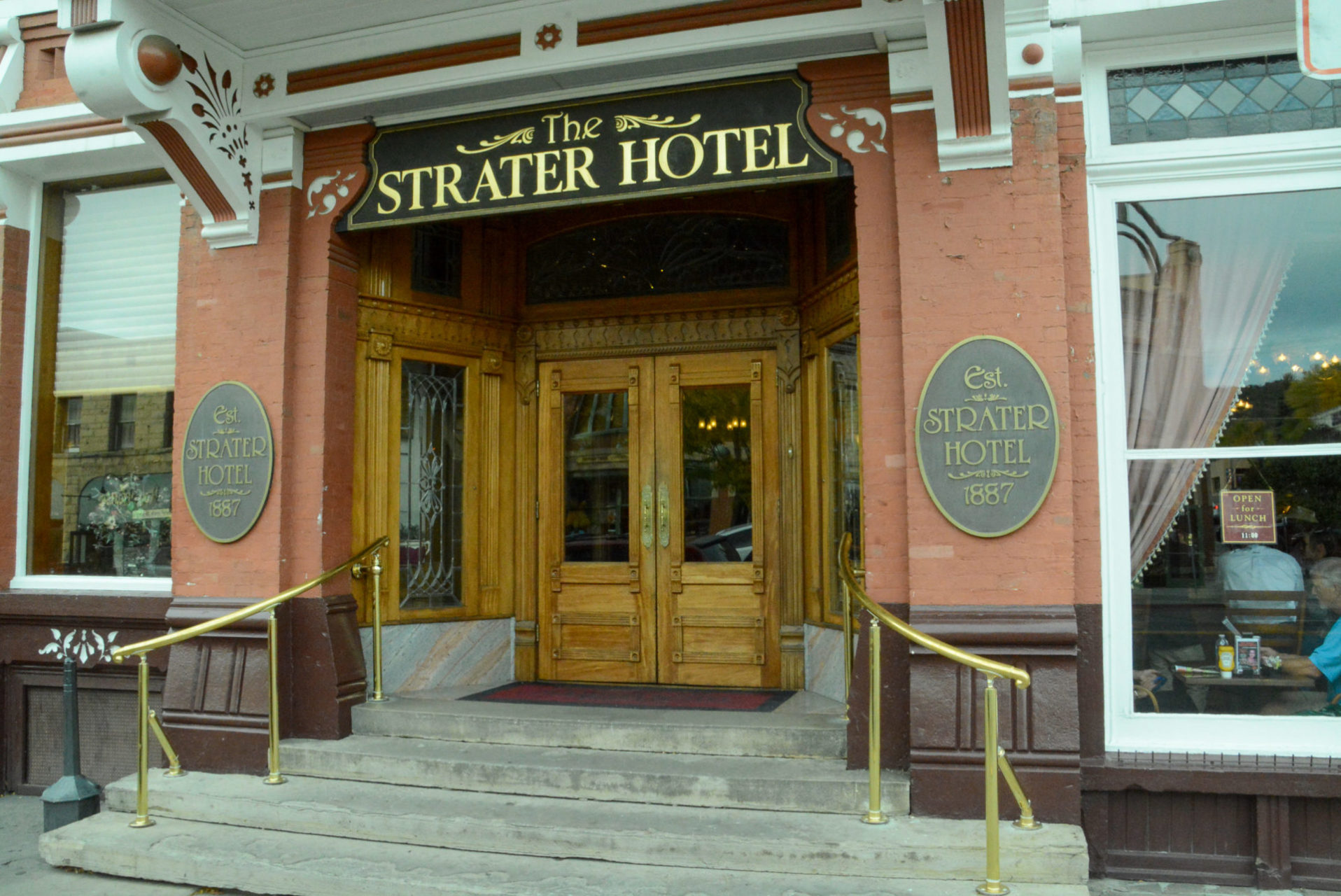 Eingang des Strater Hotel in Durango im US-Bundesstaat Colorado