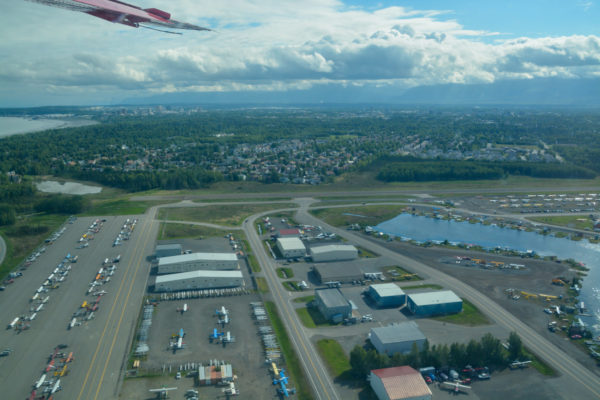 Der Flughafen für Wasserflugzeuge in Anchorage ist der größte der Welt