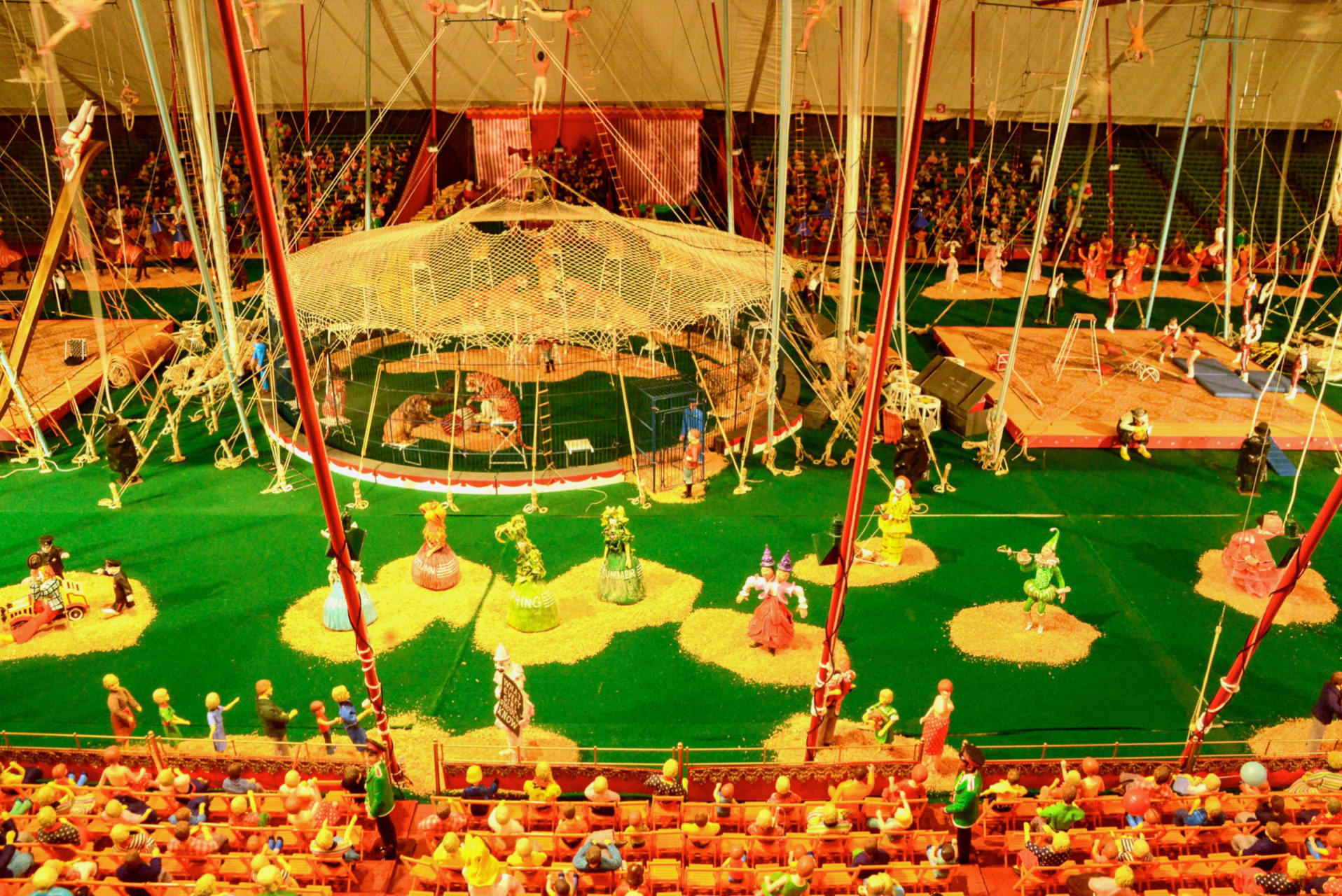 Modell des Zirkus von John Ringling in Florida