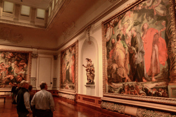 Gemälde von Peter Paul Rubens hängen im The Ringling in Sarasota in Florida