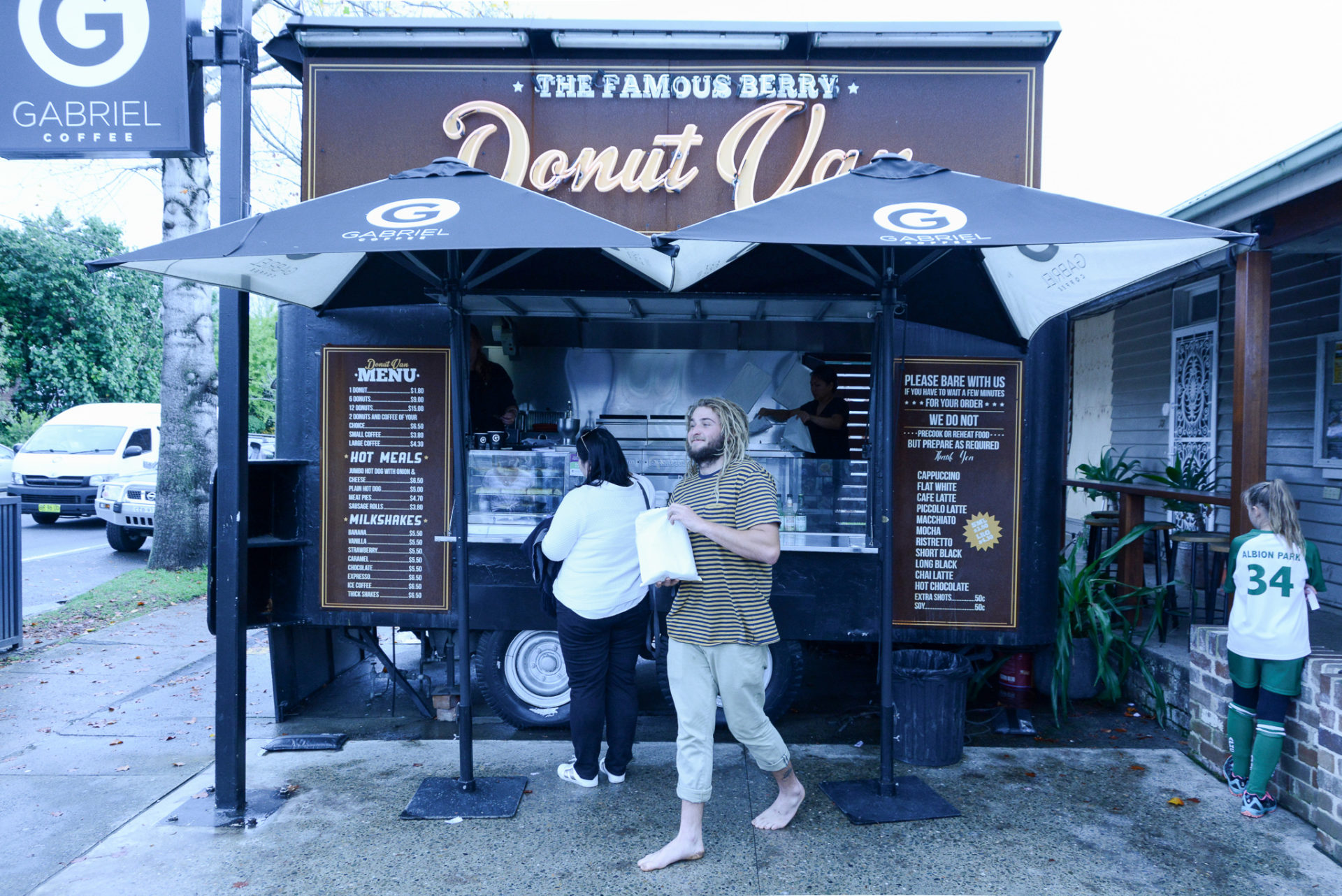 Der Famous Donut Van in Berry, in Australiens wildem Südosten