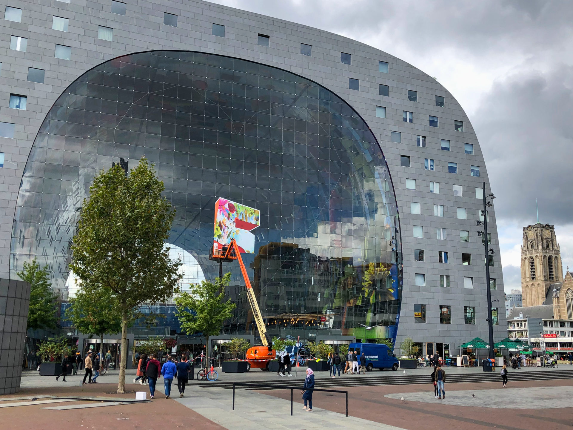 Haupteingang zur Markthalle in Rotterdam