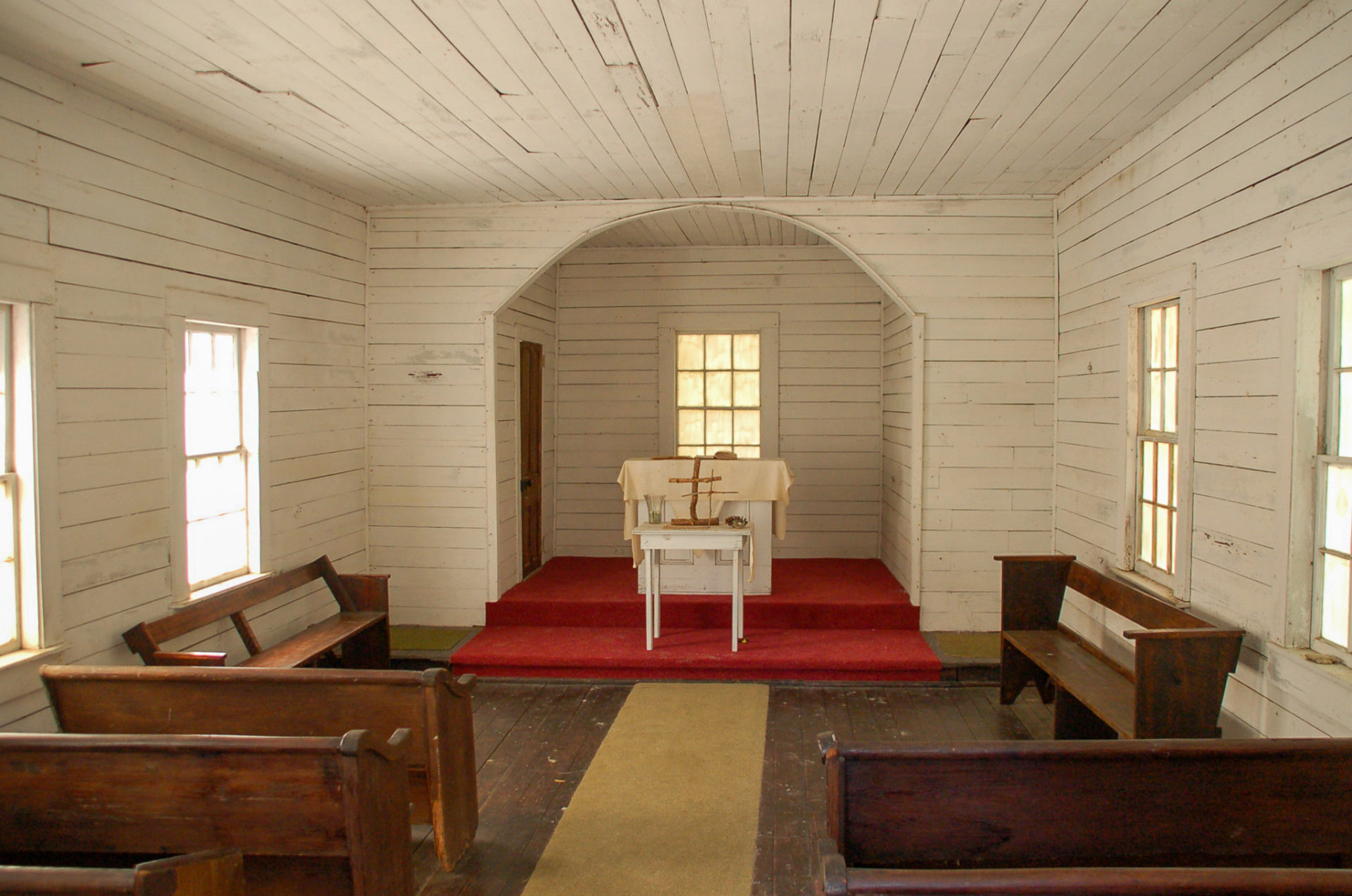 Kapelle auf Cumberland Island, in der Jack Kennedy geheiratet hat