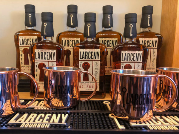 Boutique-Bourbon Distille Larceny bei der Tour durch Kentucky