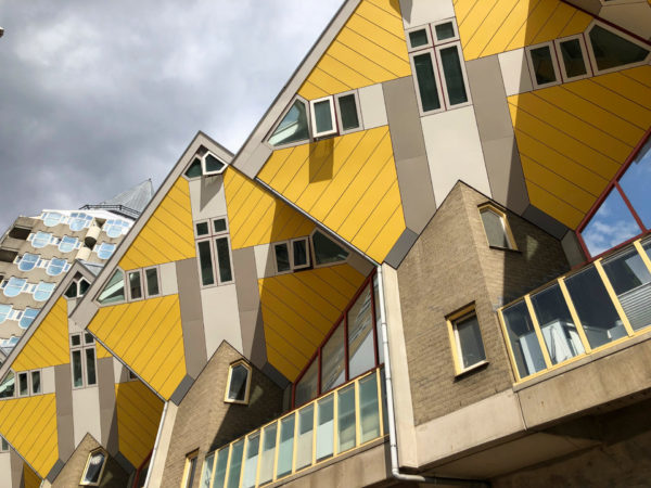 Die Kubuswohnungen von Piet Blom in Rotterdam