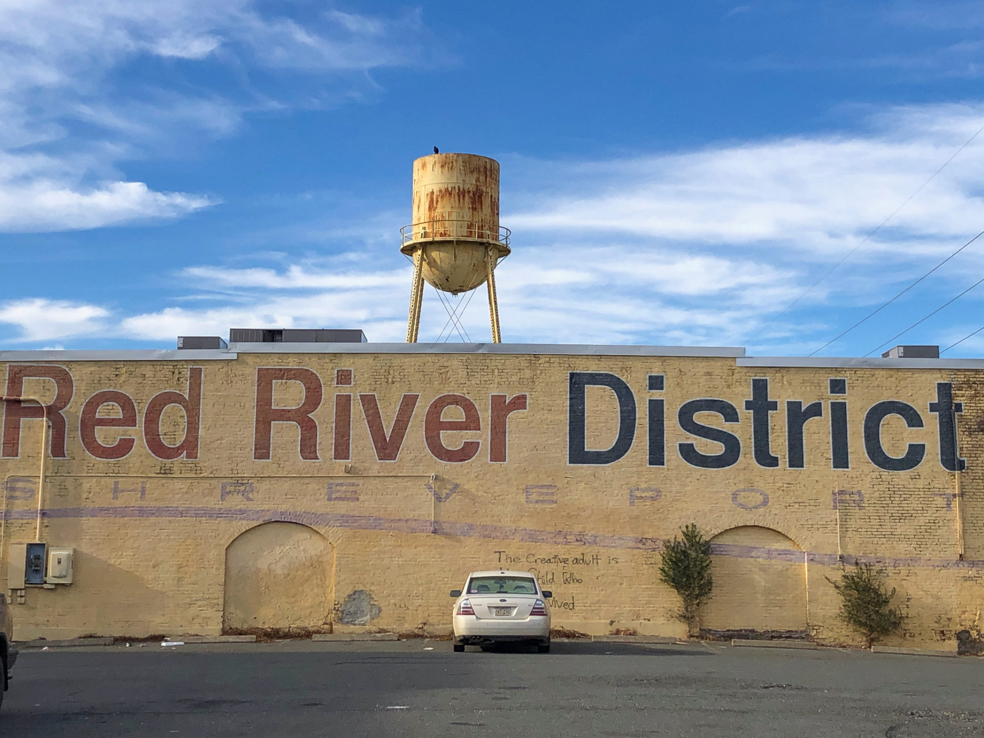 Der Red River District in Downtown Shreveport