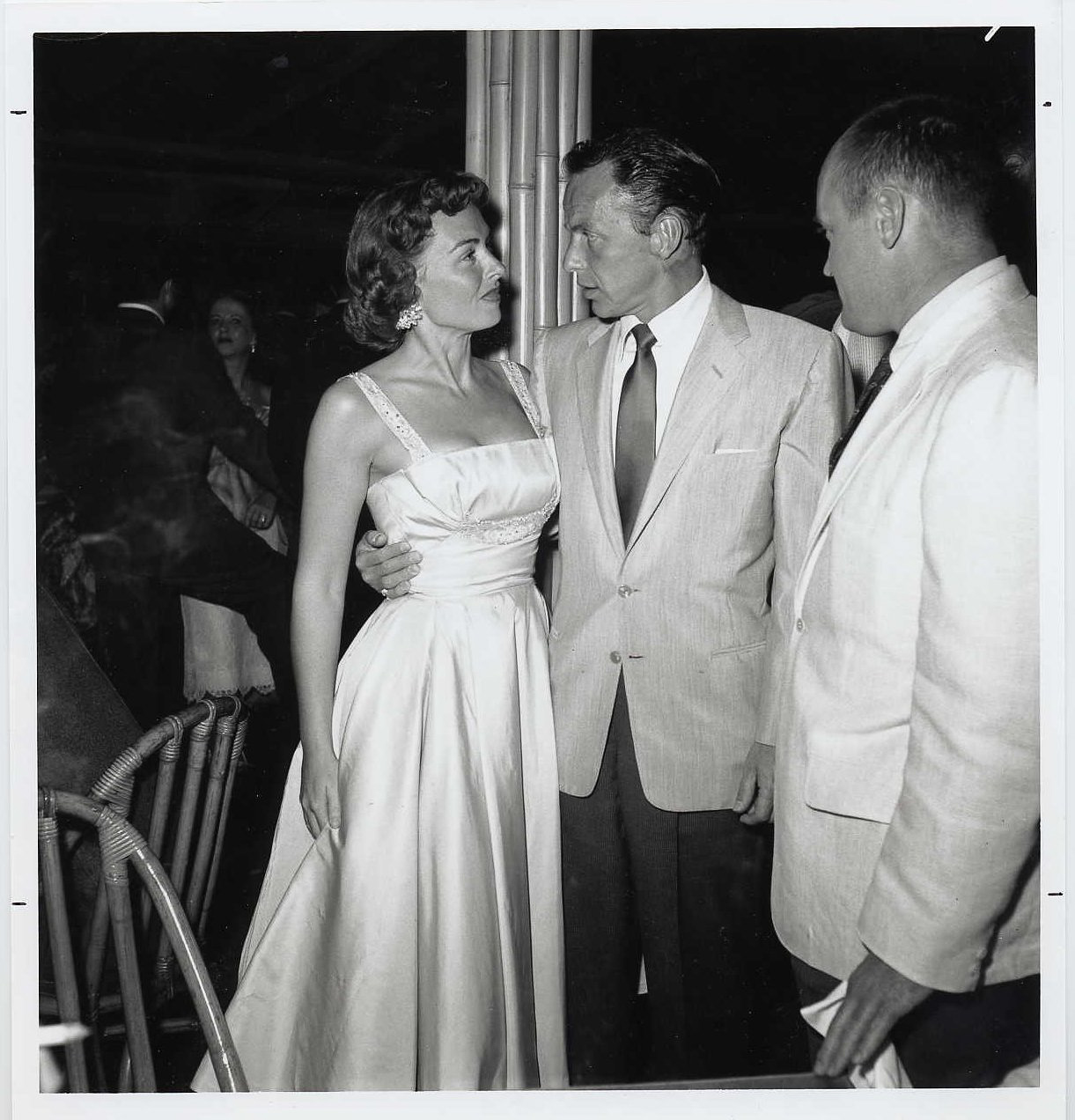 Frank Sinatra und Donna Reed in Palm Springs in Kalifornien