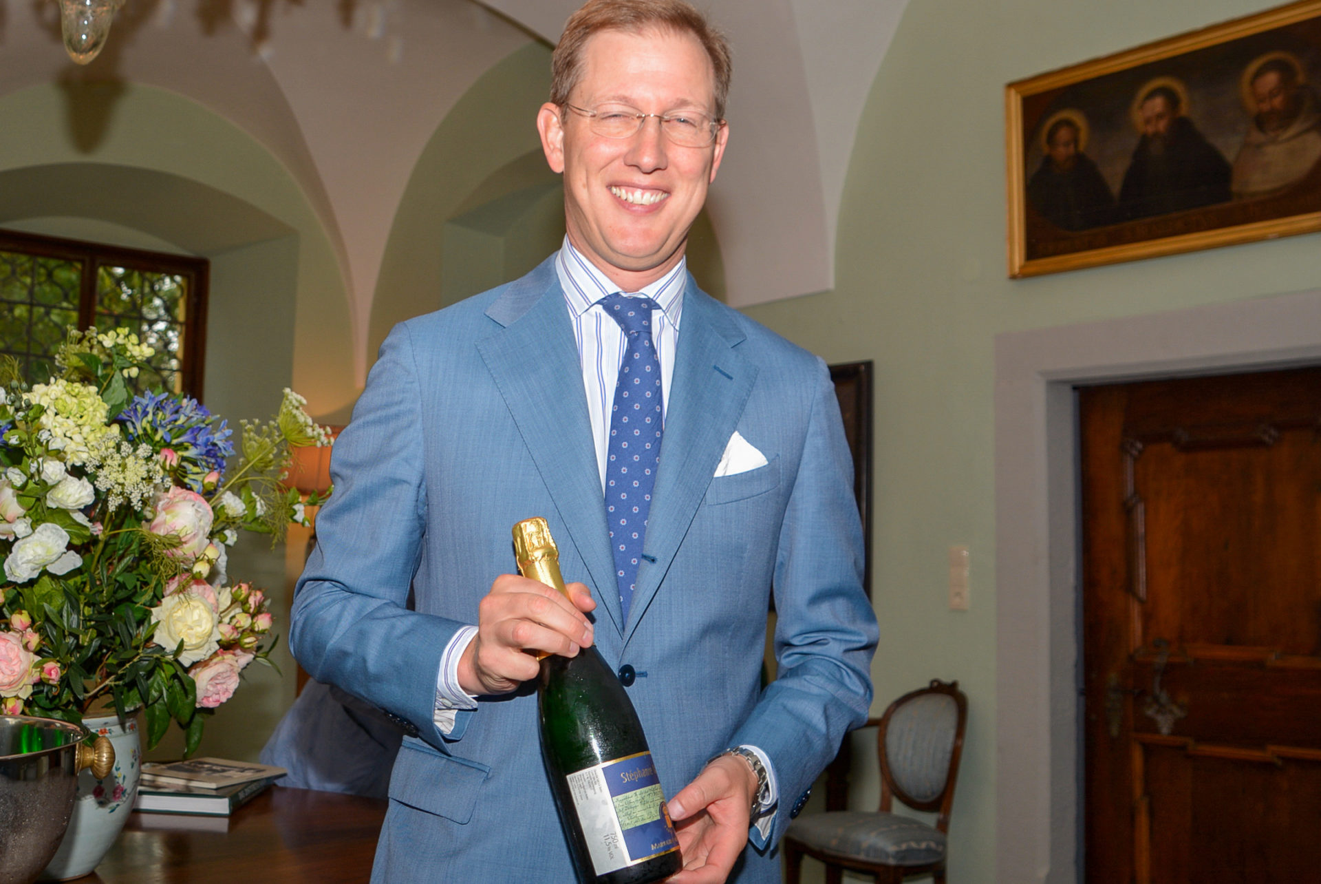 Prinz Bernhard von Baden ist Chef des Weinguts Markgraf von Baden am Bodensee