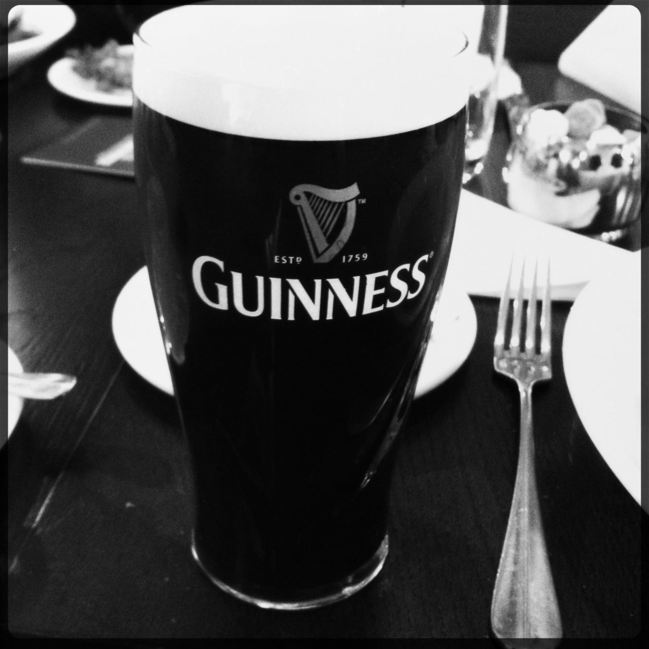 Perfekter Pint Guinness