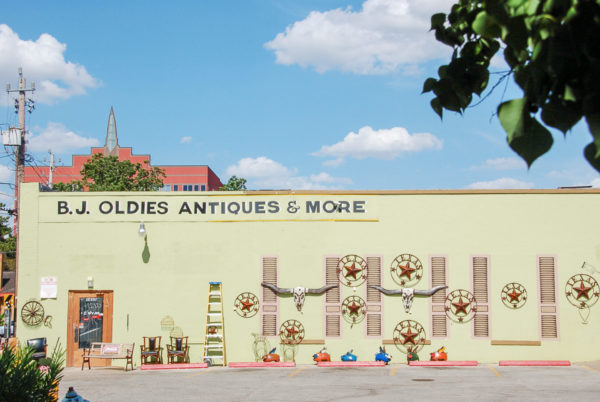 Ein Antiquitätengeschäft in Houston