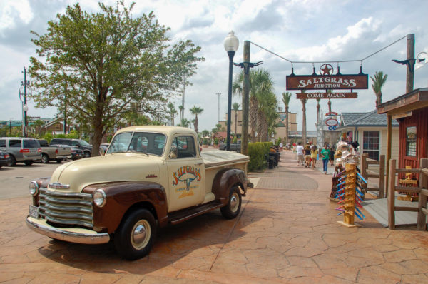 Vintage Pickup kürzlich gesehen beim Stadturlaub in Houston