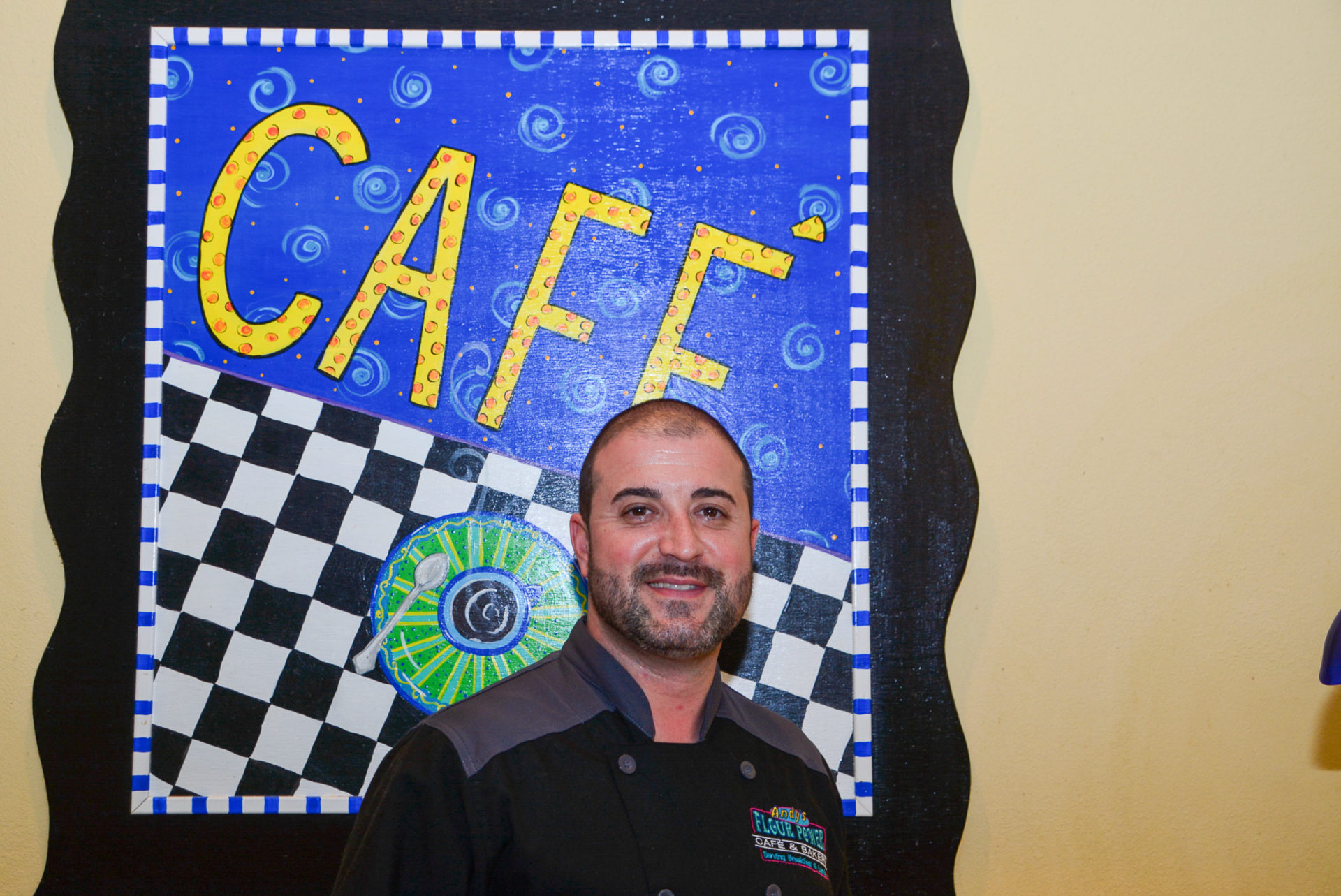 Cafébesitzer Andy von Andy's Flour Power in Panama City Beach