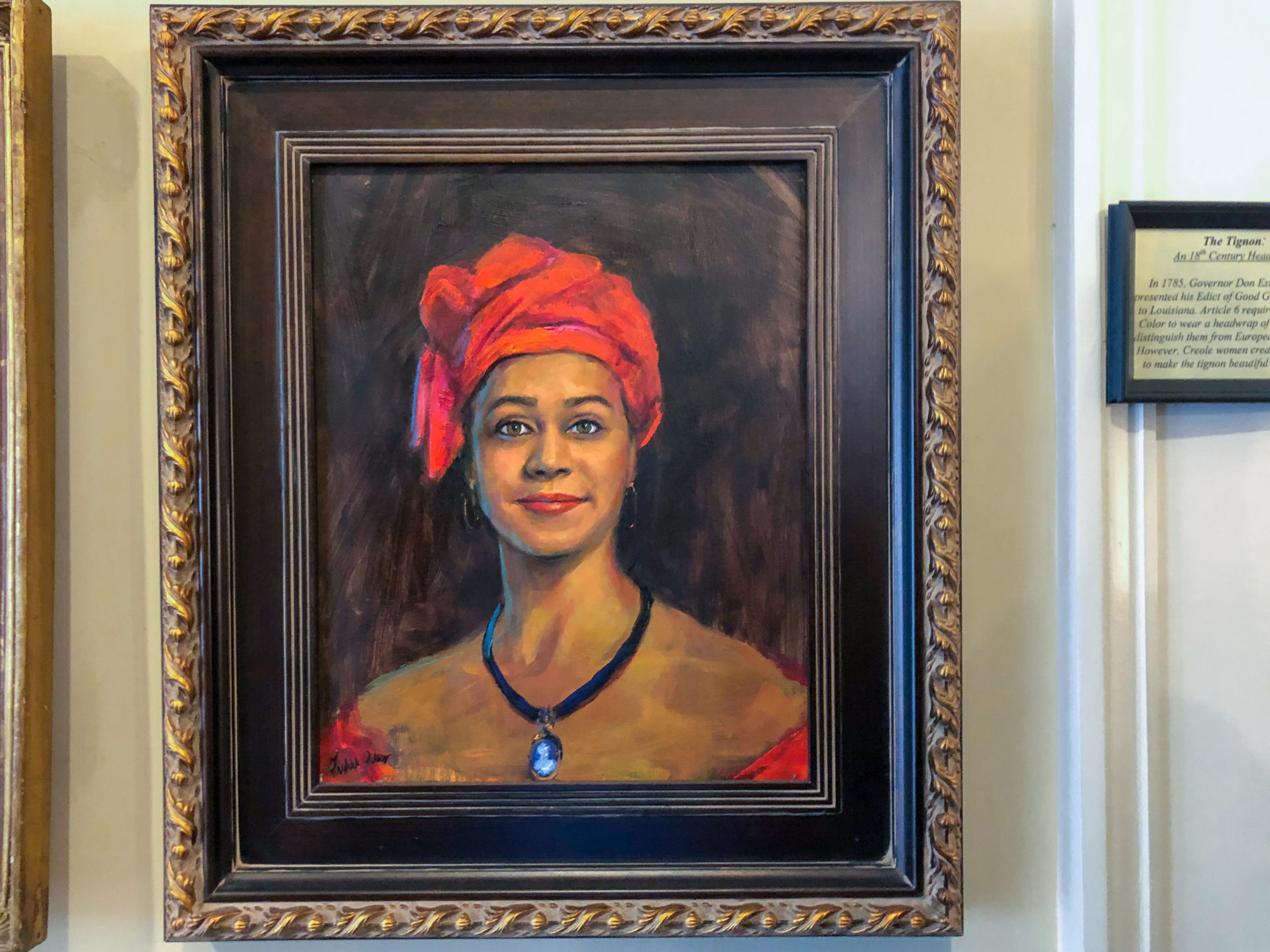 Der Tignon ist Erkennungszeichen der Free Women of Color in New Orleans