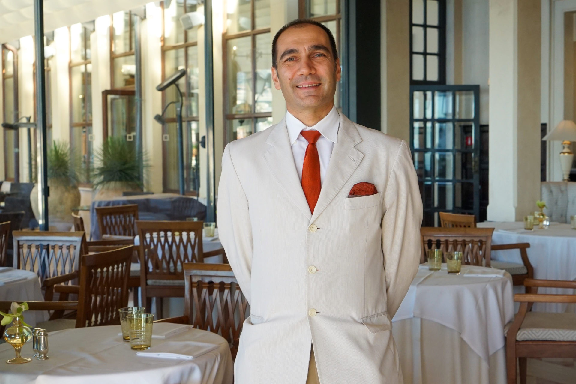 Giuseppe Ameno leitet den Service im Grand Hotel Timeo