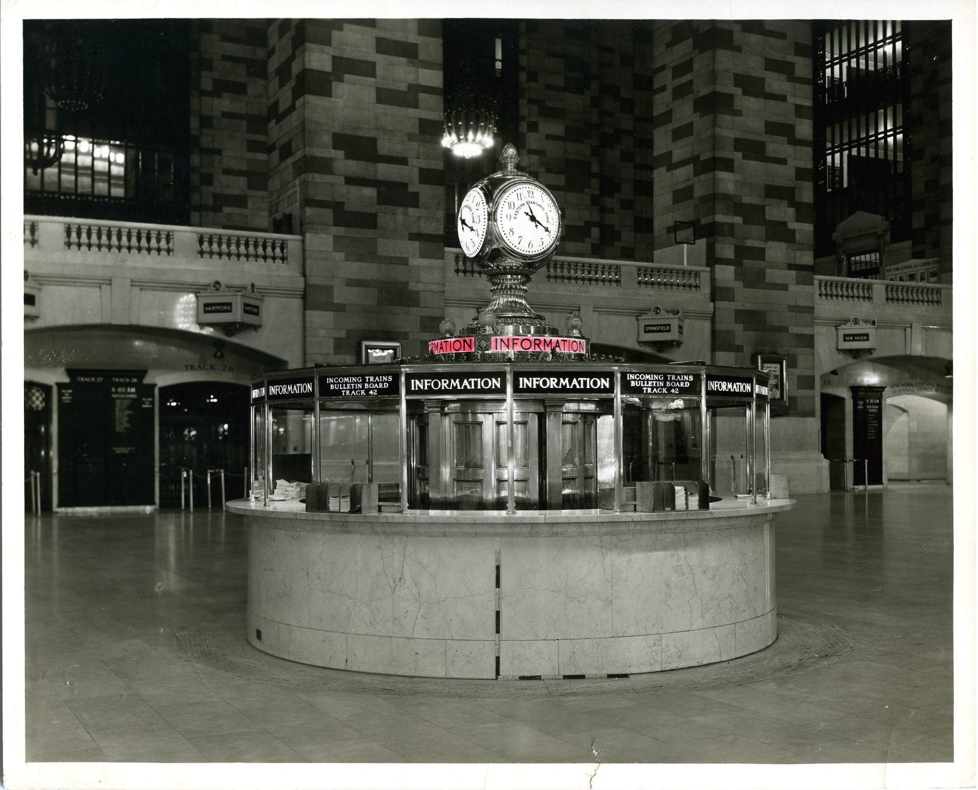 Informationsschalter in Grand Central