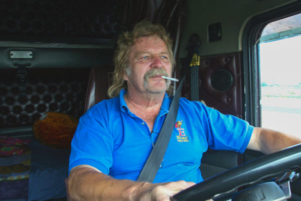 Günther Zöchbauer fährt beruflich mit dem Truck durch die USA