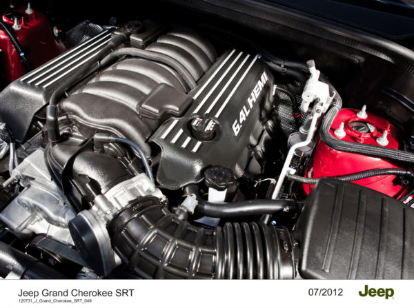 V8-Motor des Jeep Grand Cherokee