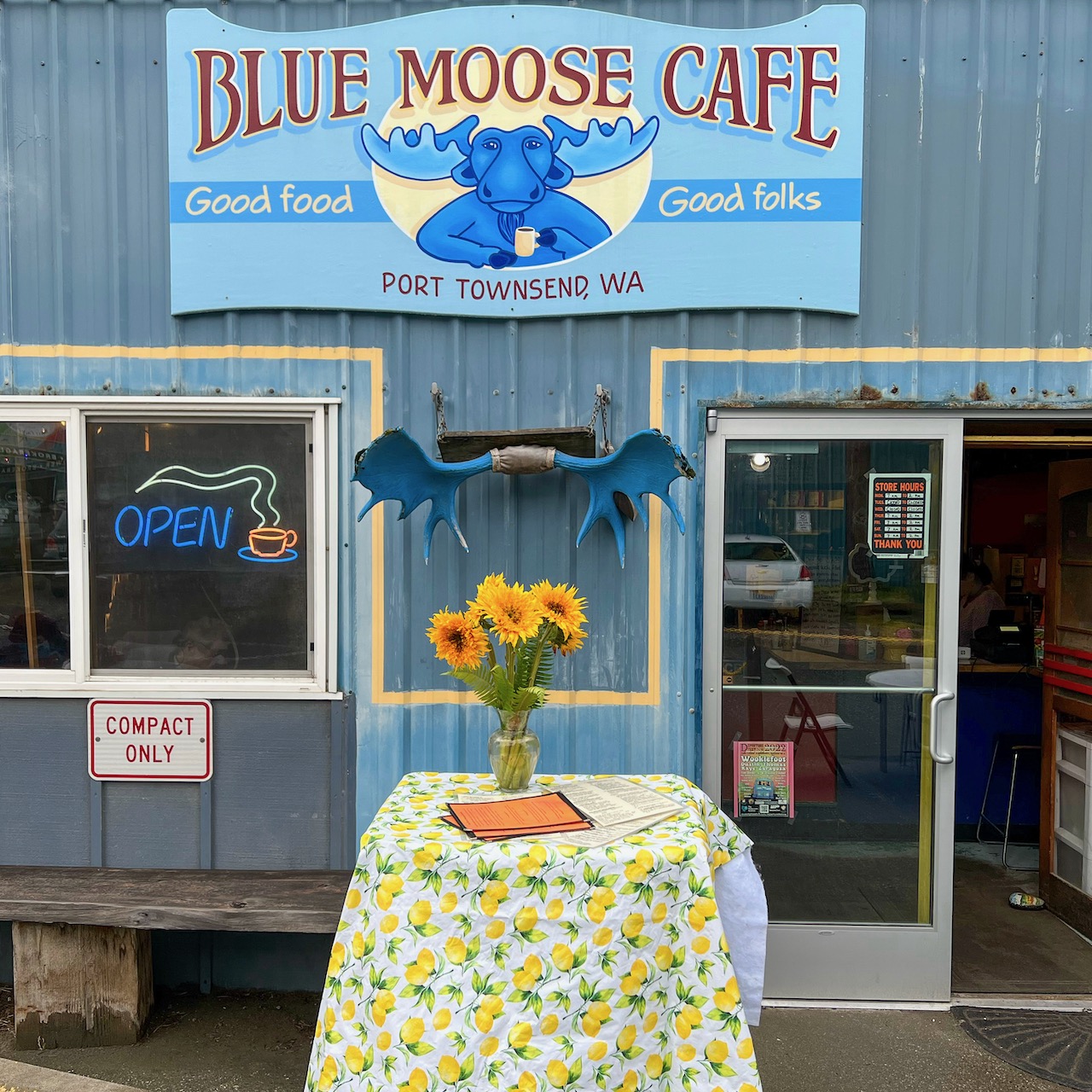 Das Blue Moon Café in Port Townsend in Washington State