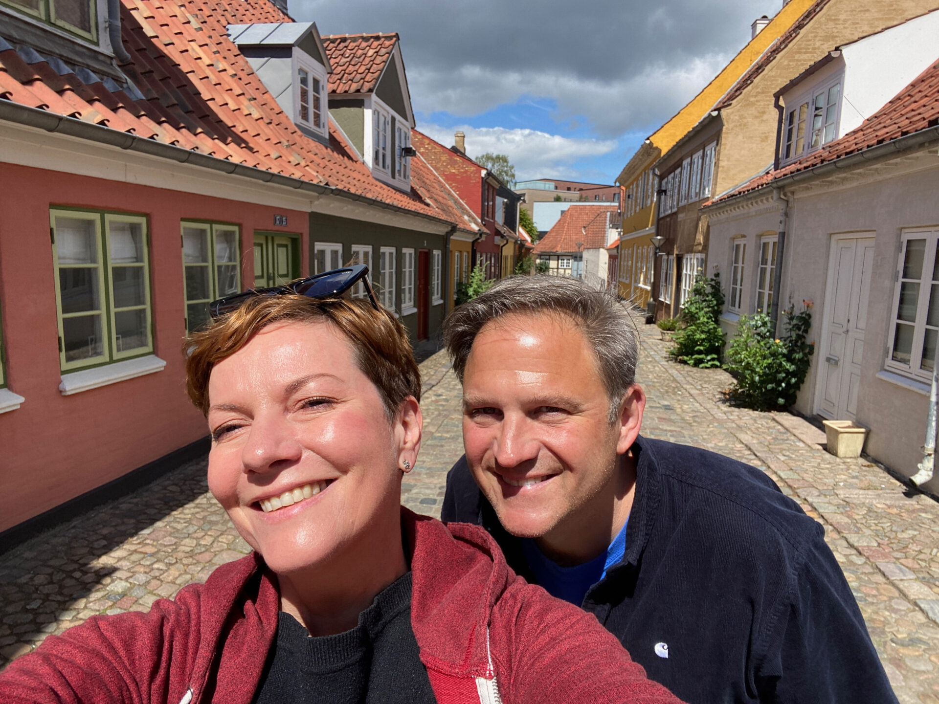 Ralf und Alexandra in der Gasse Bangs Boder in Odense